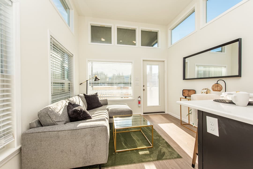 The townsend interior home features
