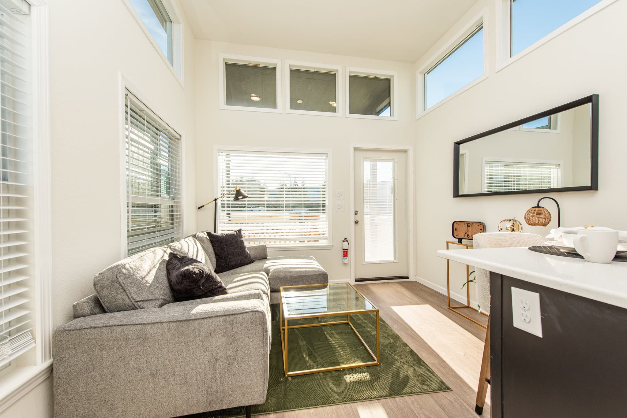 The townsend interior home features