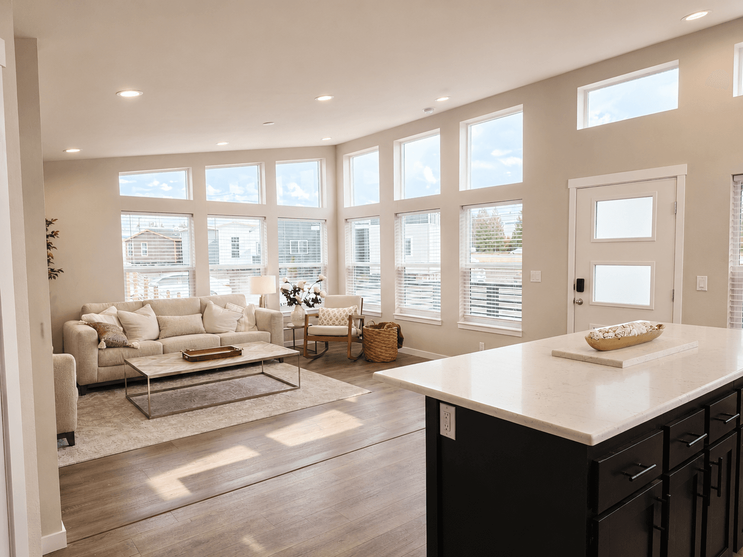 The pacific interior home features