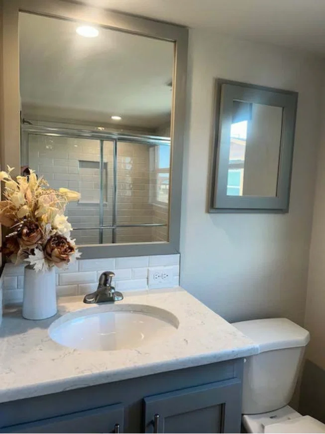 The alder bathroom home features
