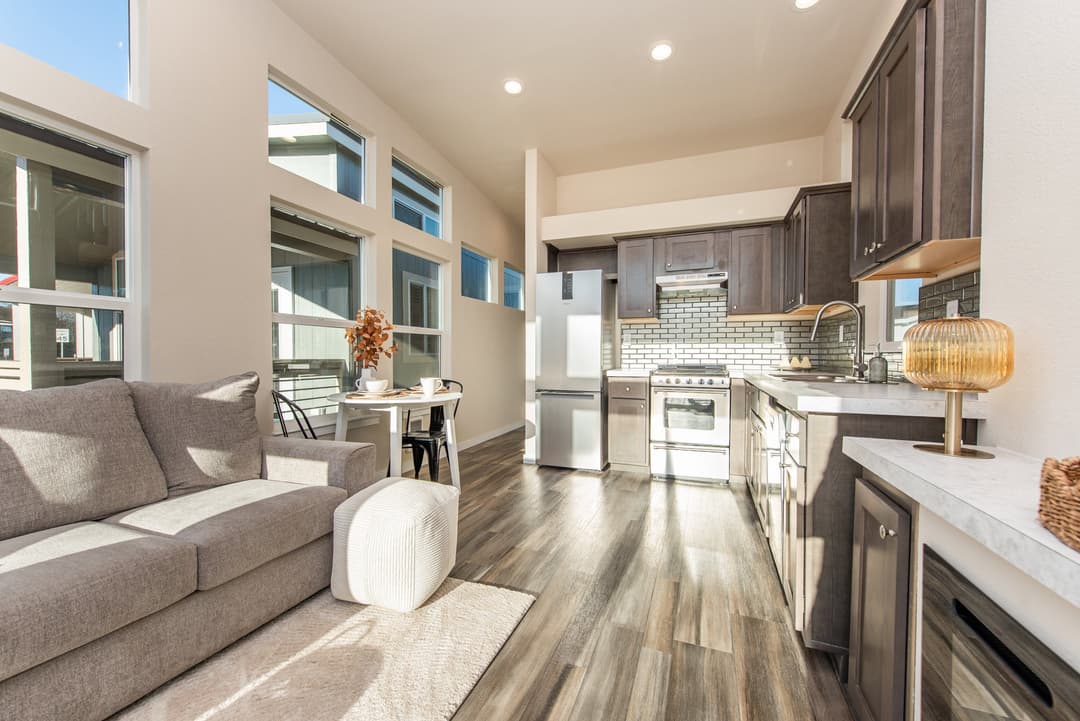 The ridge interior home features