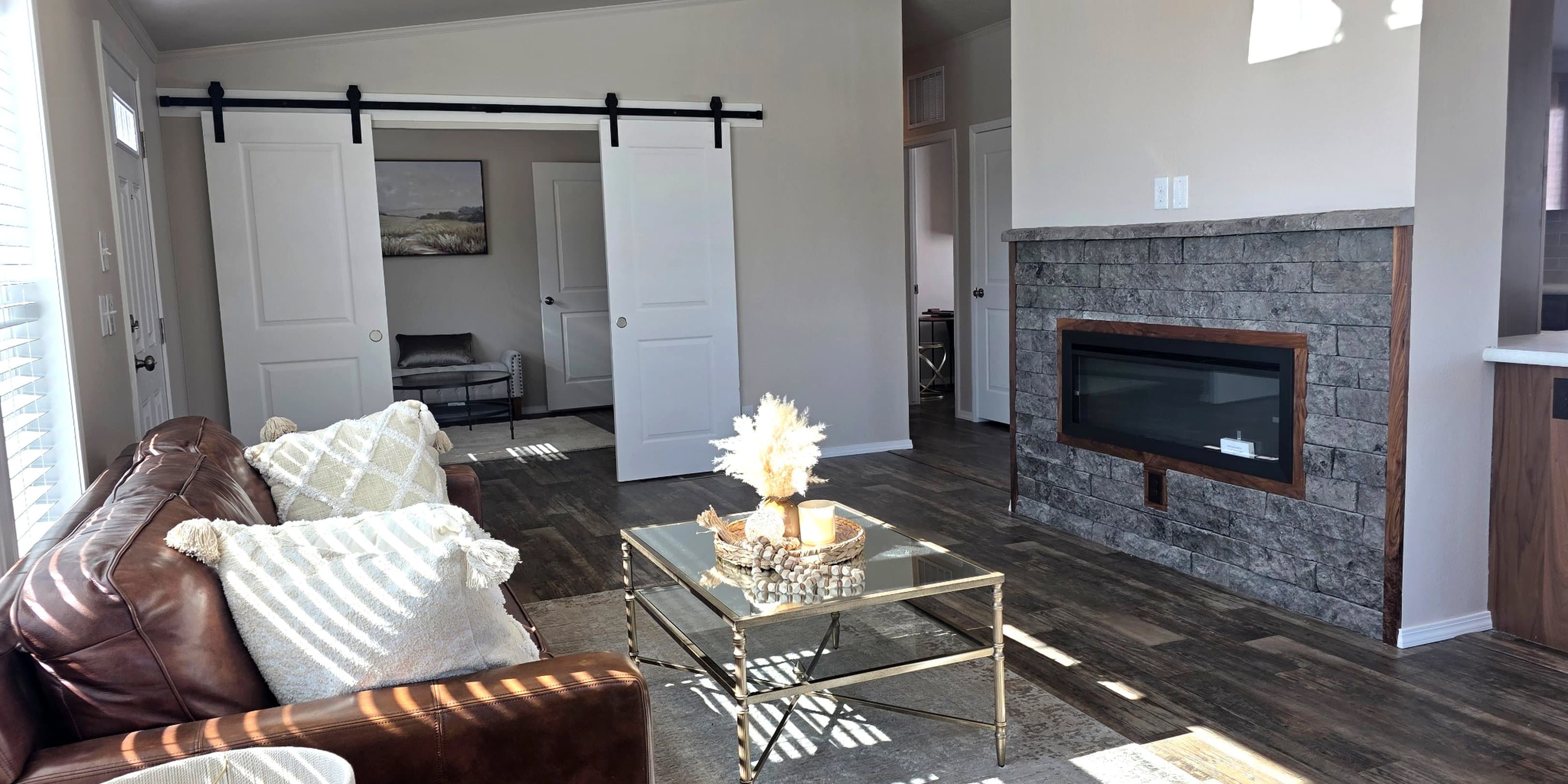 The timberline  home features