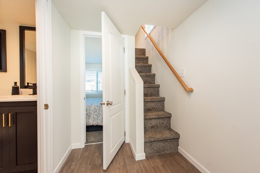 The townsend interior home features