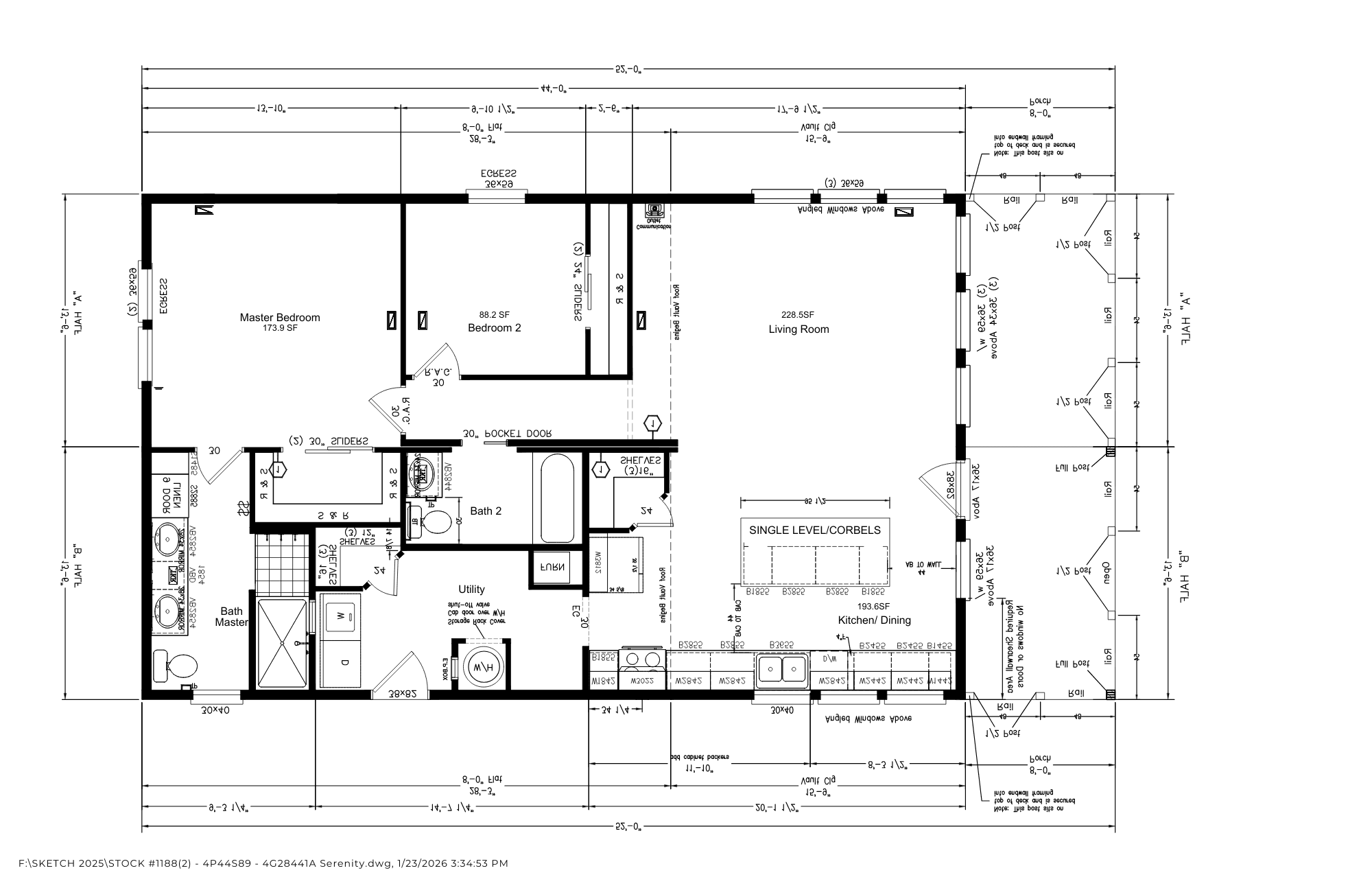 The pacific floor plan and hero home features