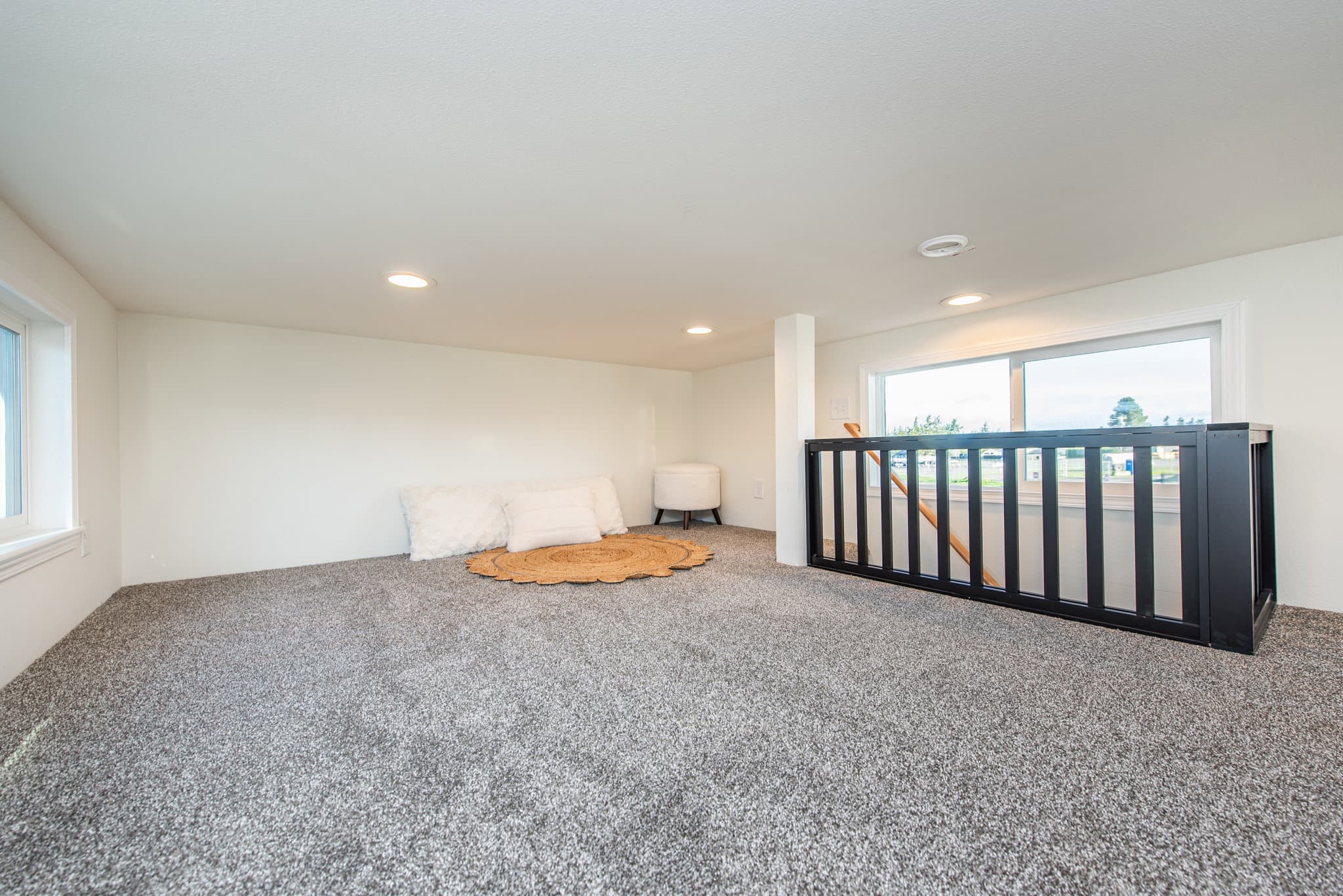 The townsend interior home features