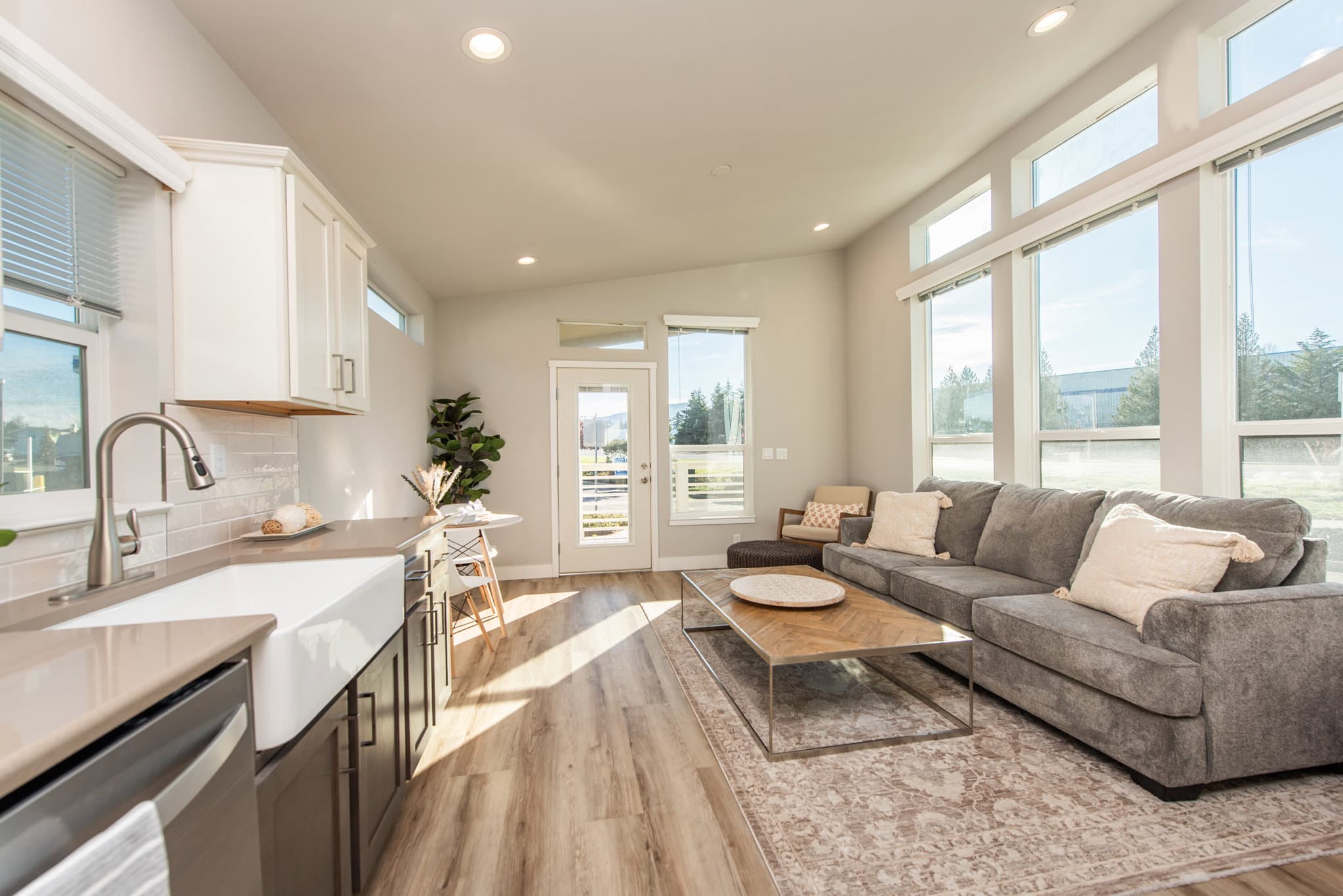 The strait interior home features