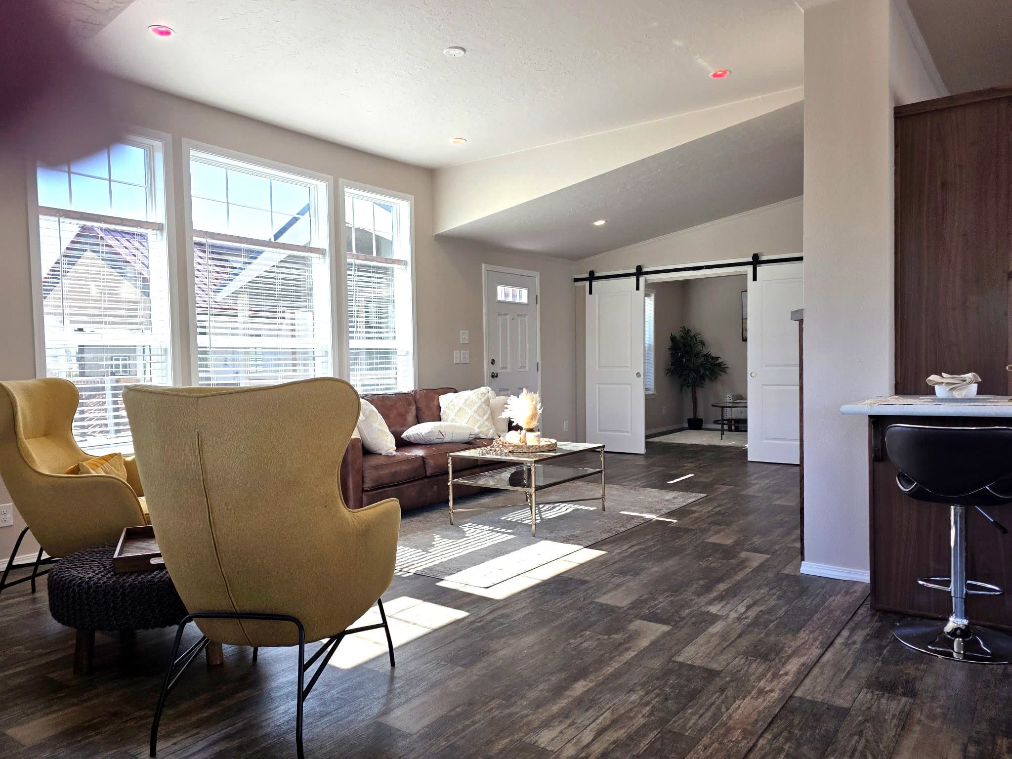 The timberline  home features