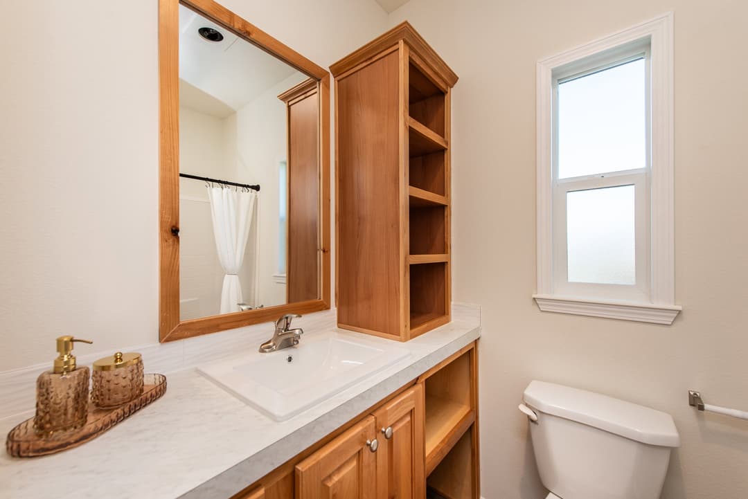 The northwestern kitchen home features