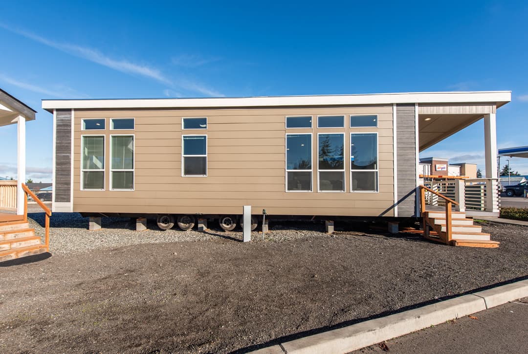 The strait exterior home features