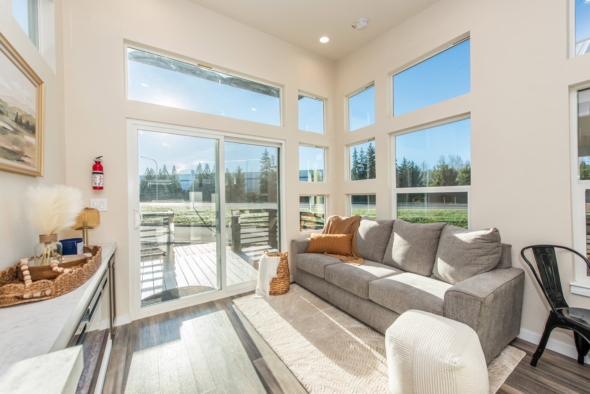 The ridge interior home features