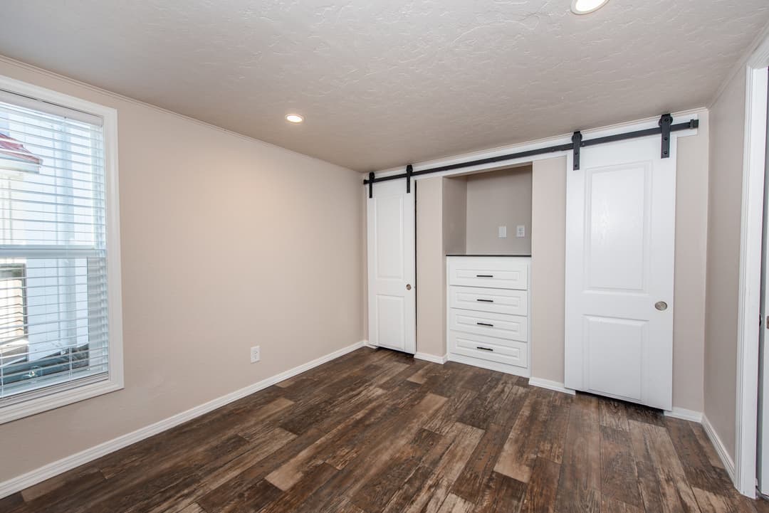 The lofted olympic bedroom home features