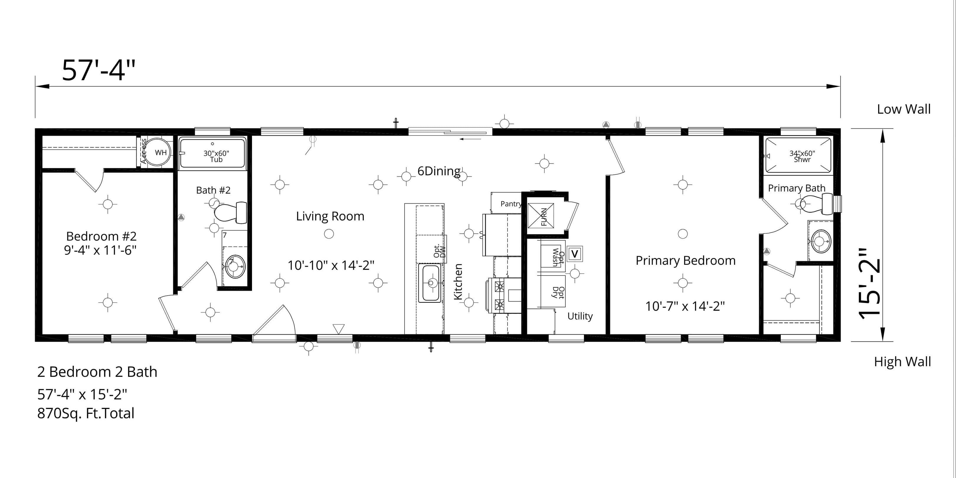 The coho floor plan home features