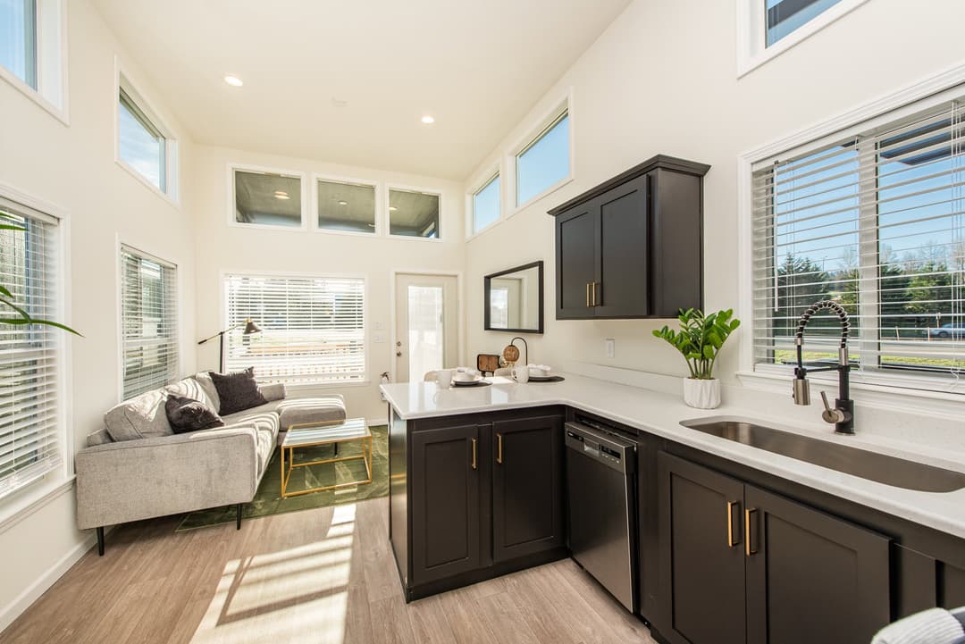 The townsend interior home features