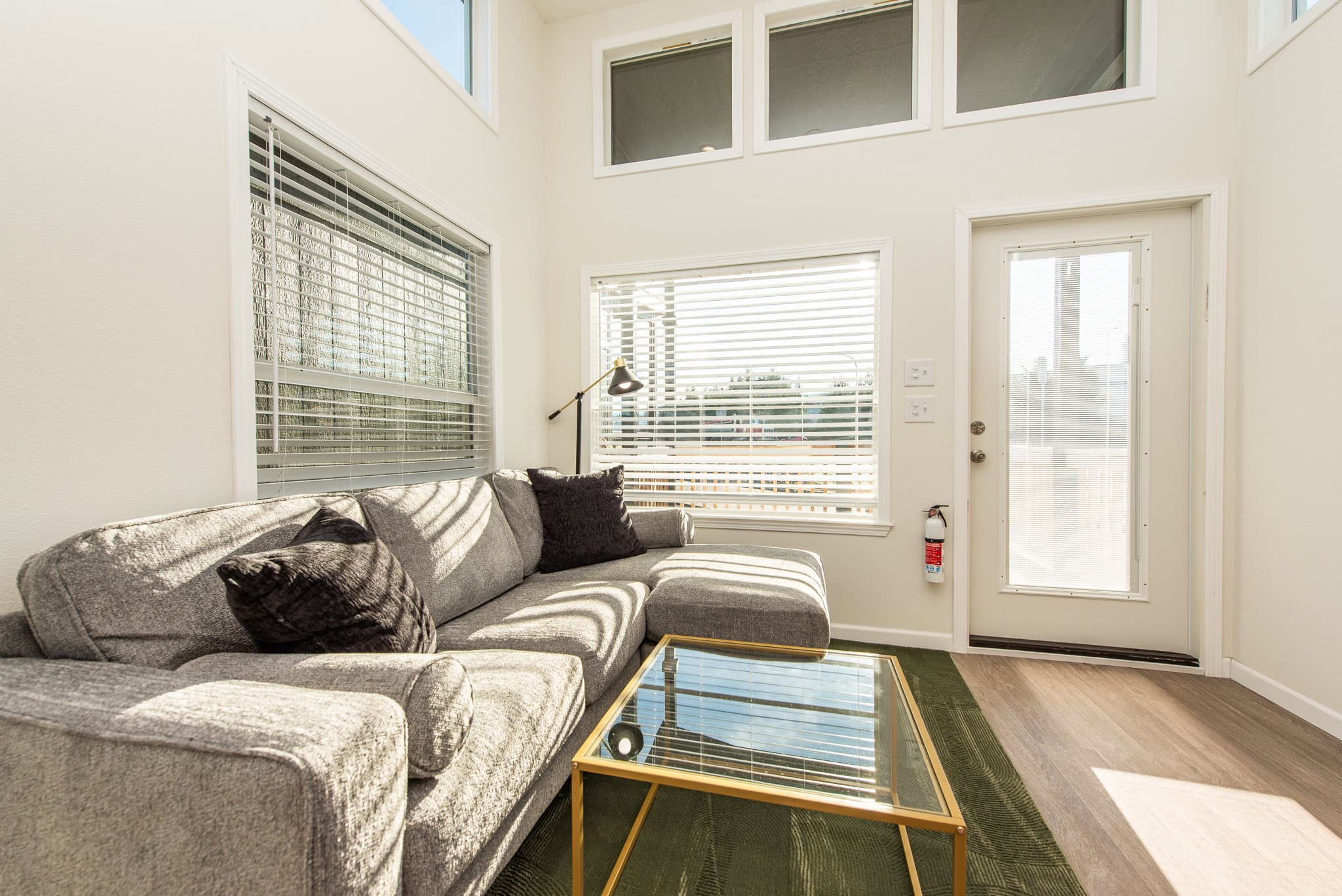 The townsend interior home features