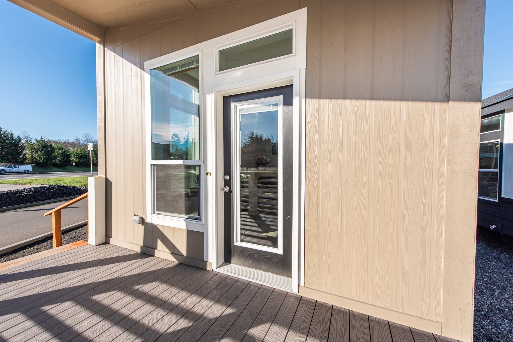The strait exterior home features