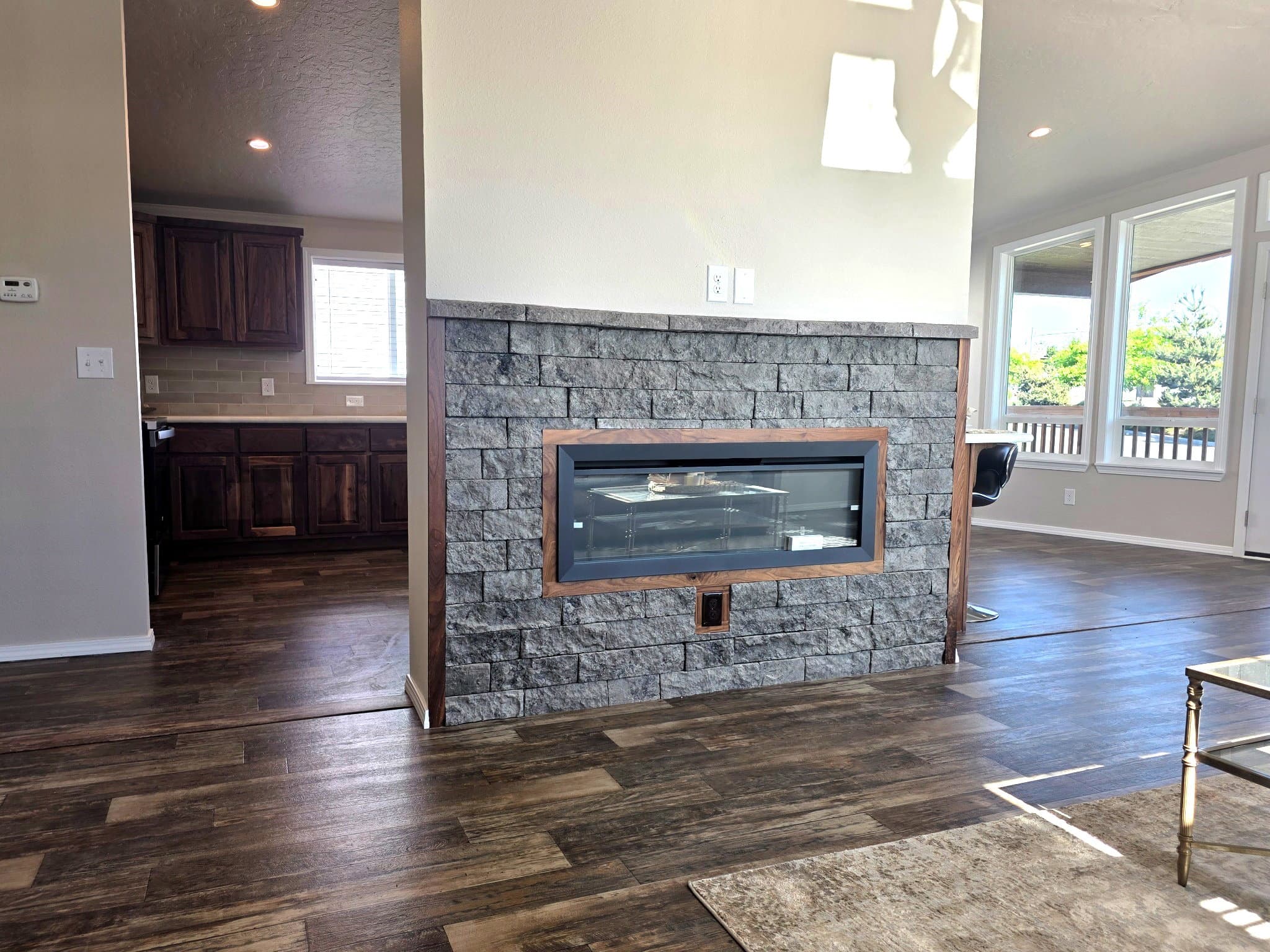 The timberline  home features