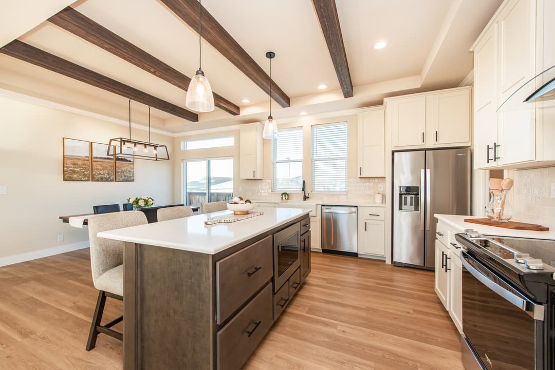The homestead  kitchen home features
