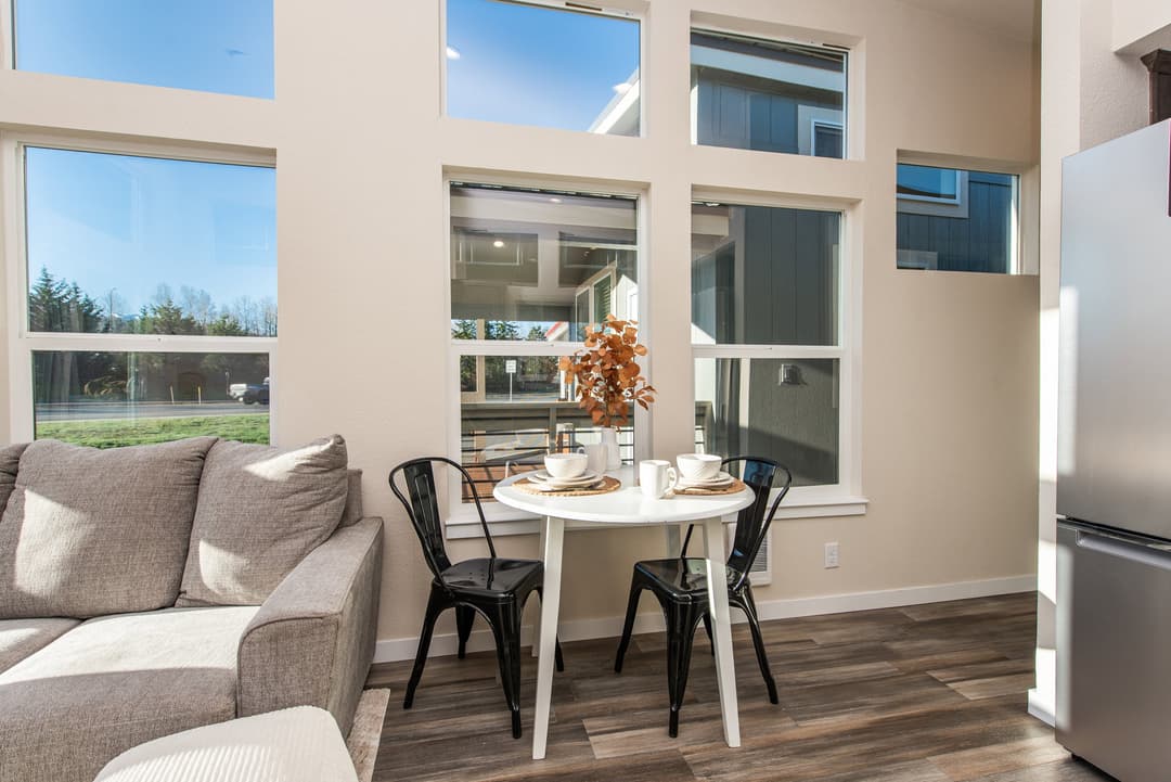 The ridge interior home features