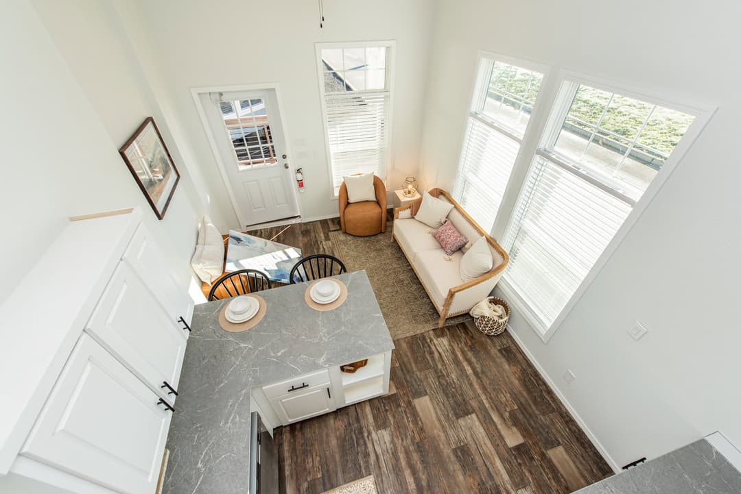 The alpine interior home features