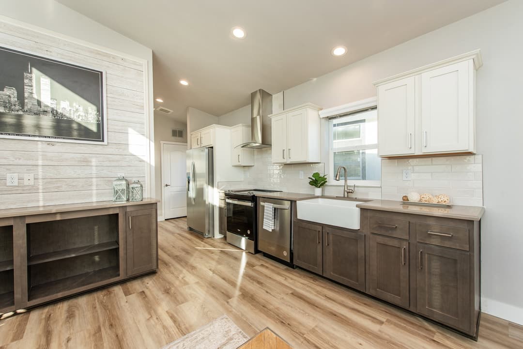 The strait kitchen home features