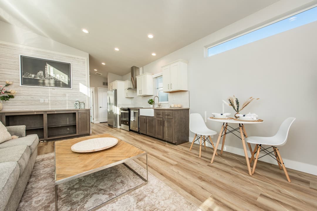 The strait interior home features