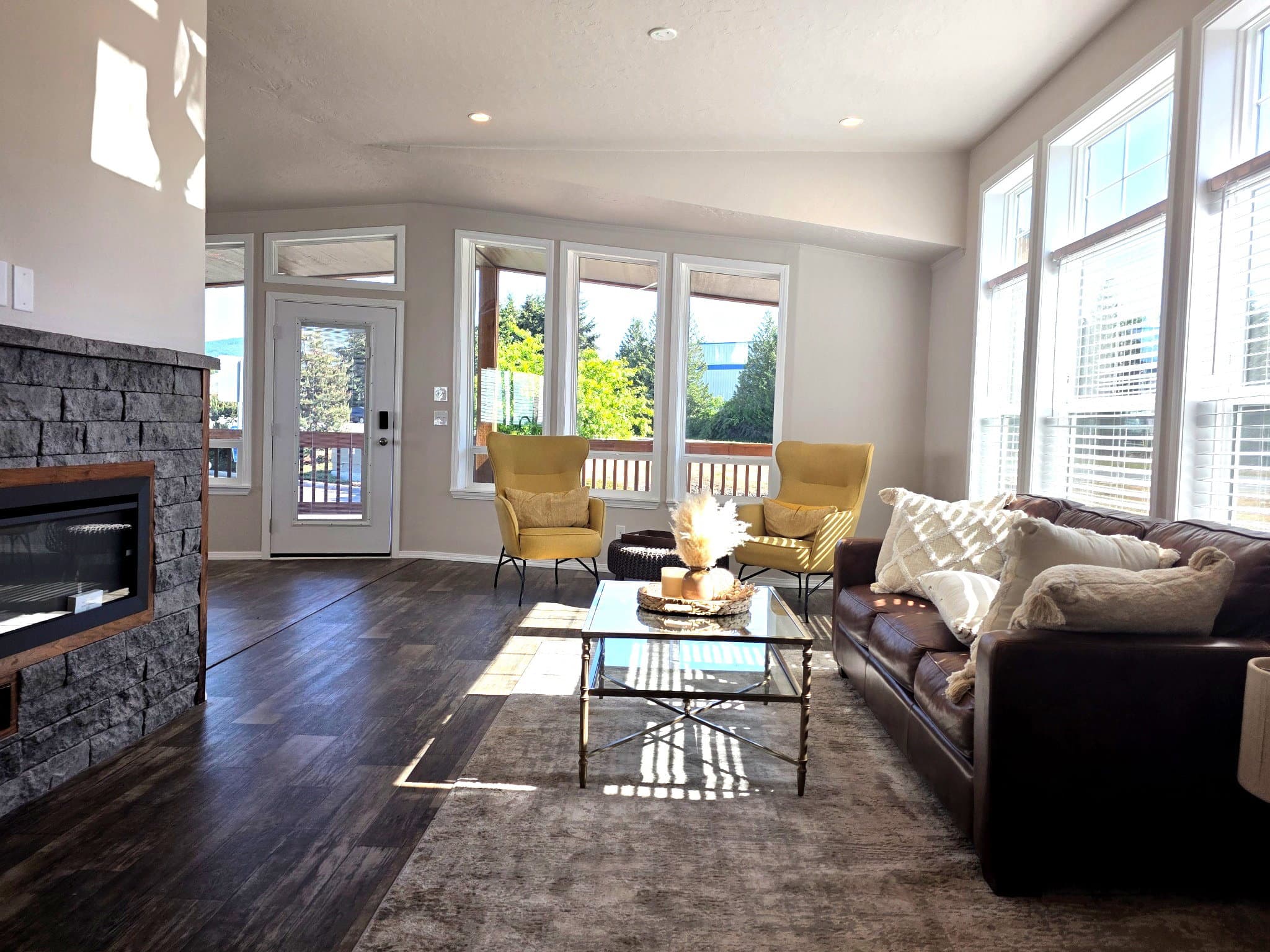 The timberline  home features