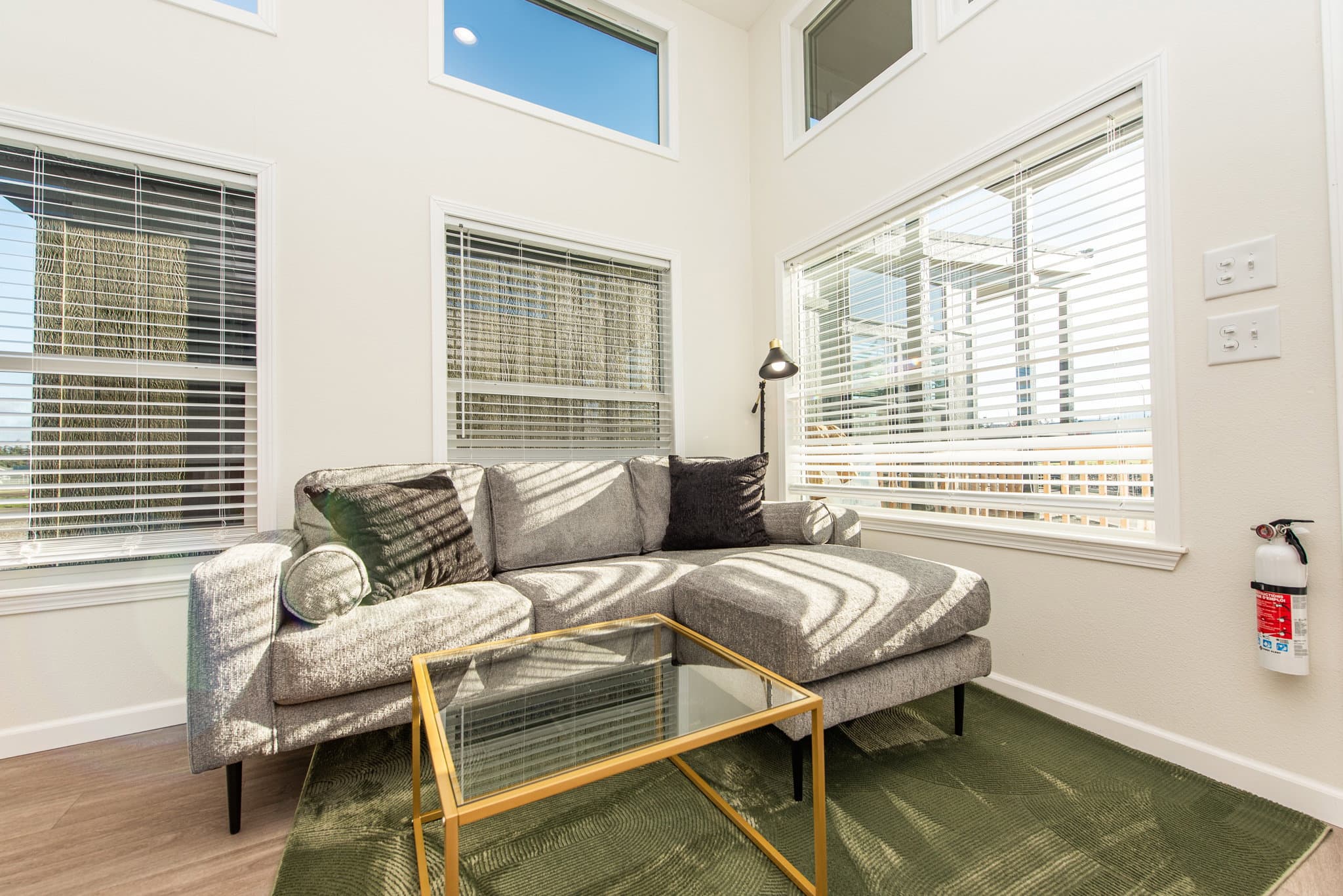 The townsend interior home features