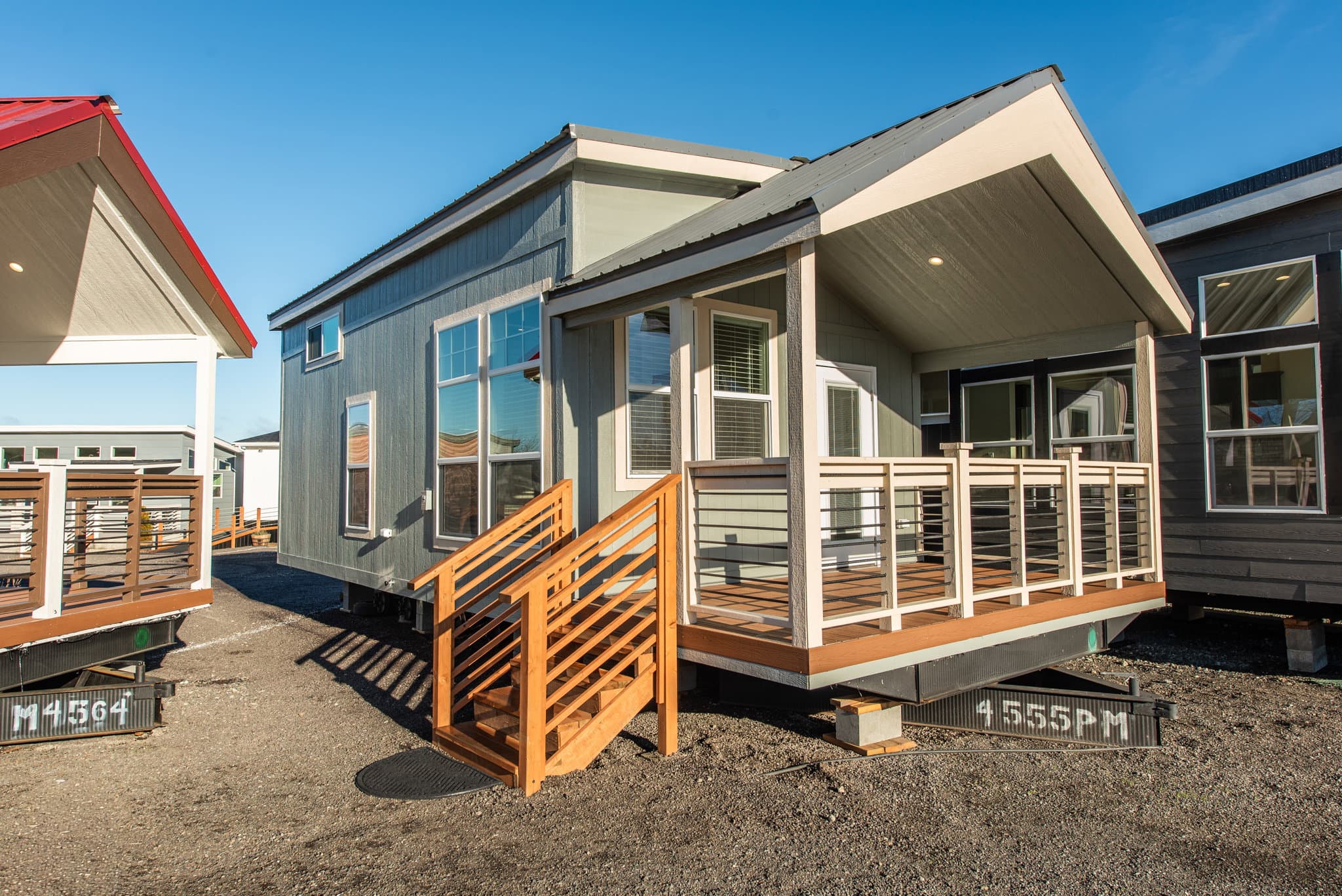 The lofted olympic exterior home features