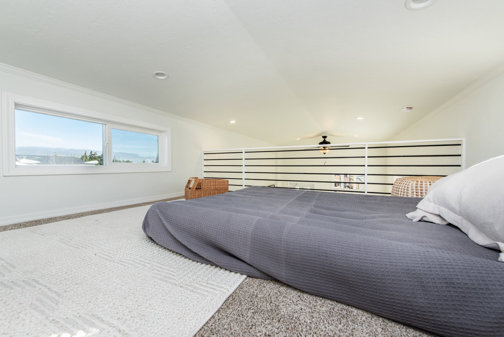The alpine interior home features