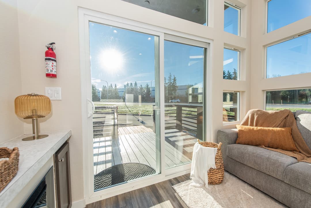 The ridge interior home features
