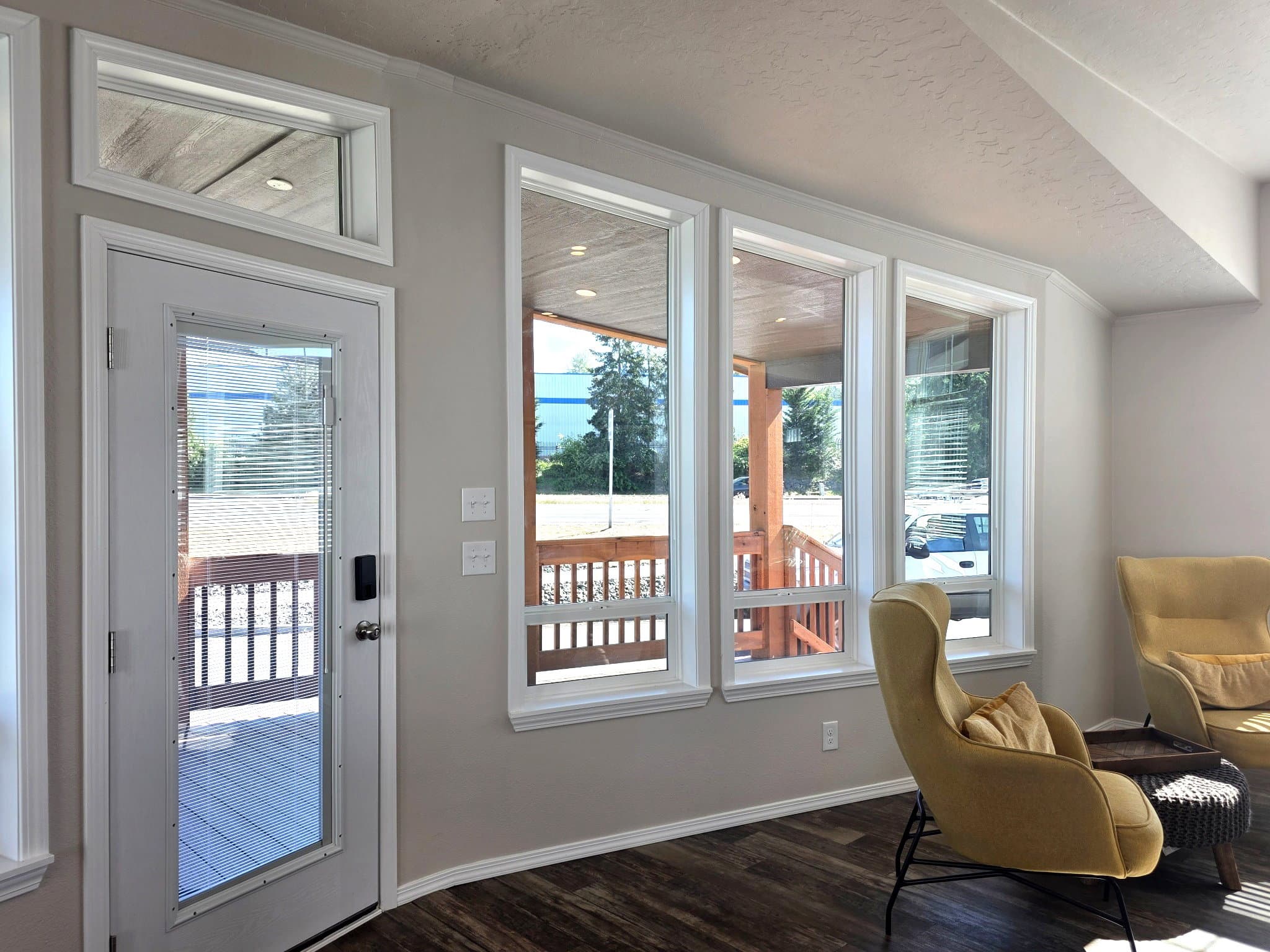 The timberline  home features