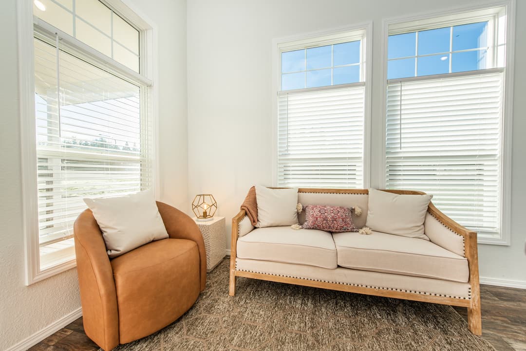The alpine interior home features