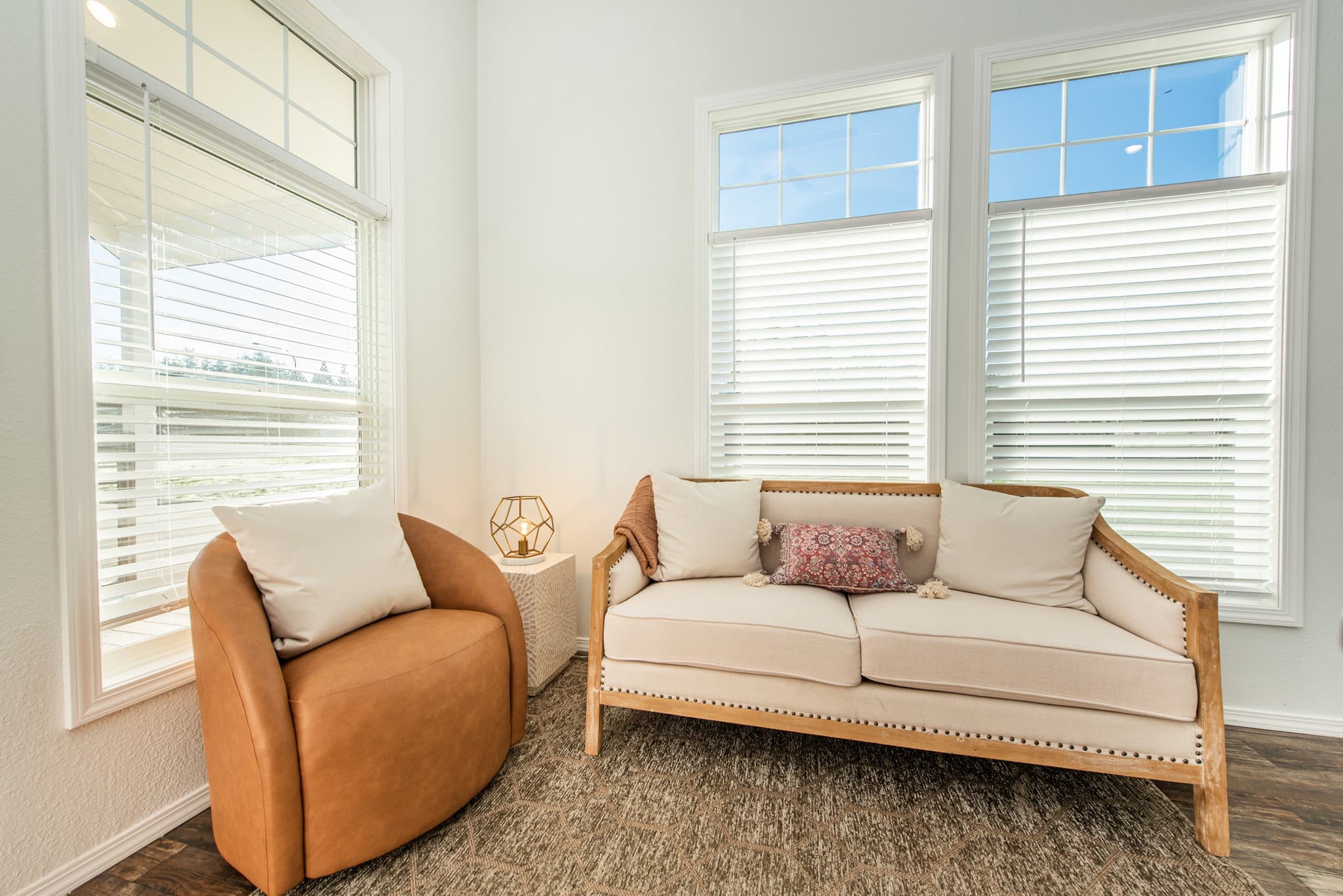 The alpine interior home features