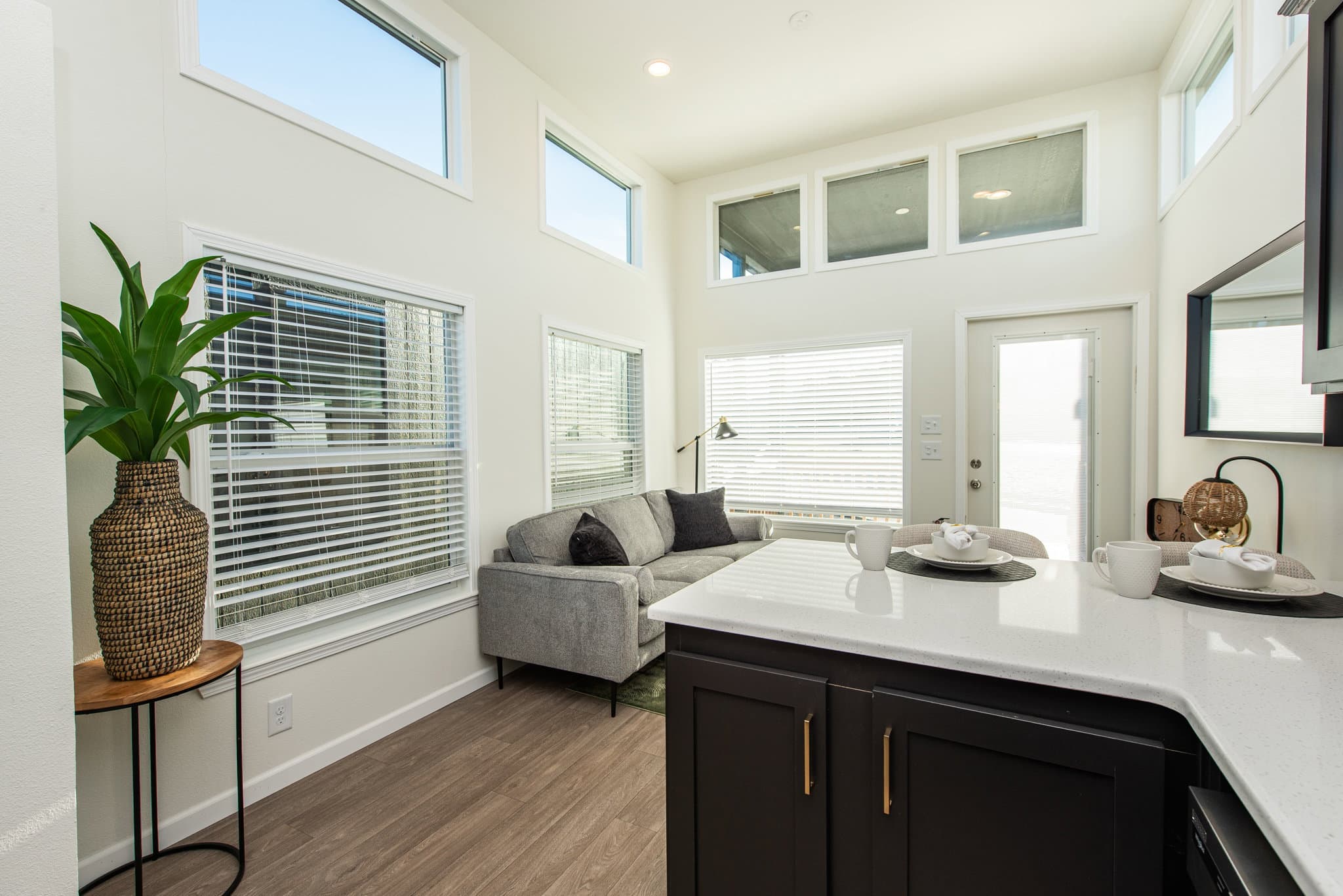 The townsend interior home features
