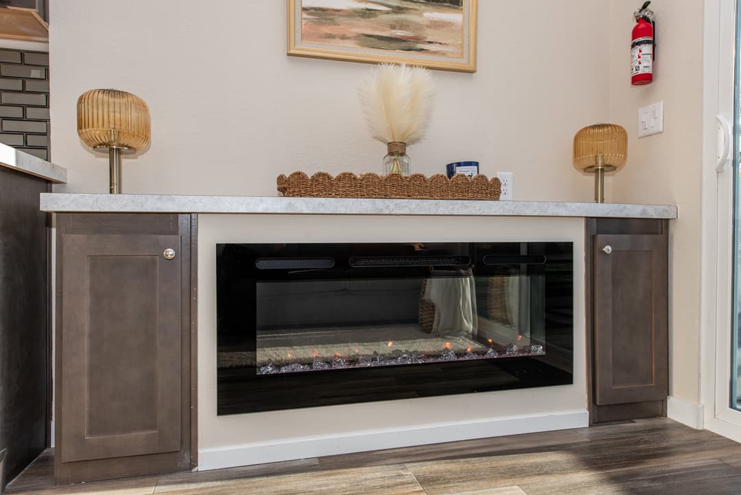 The ridge interior home features