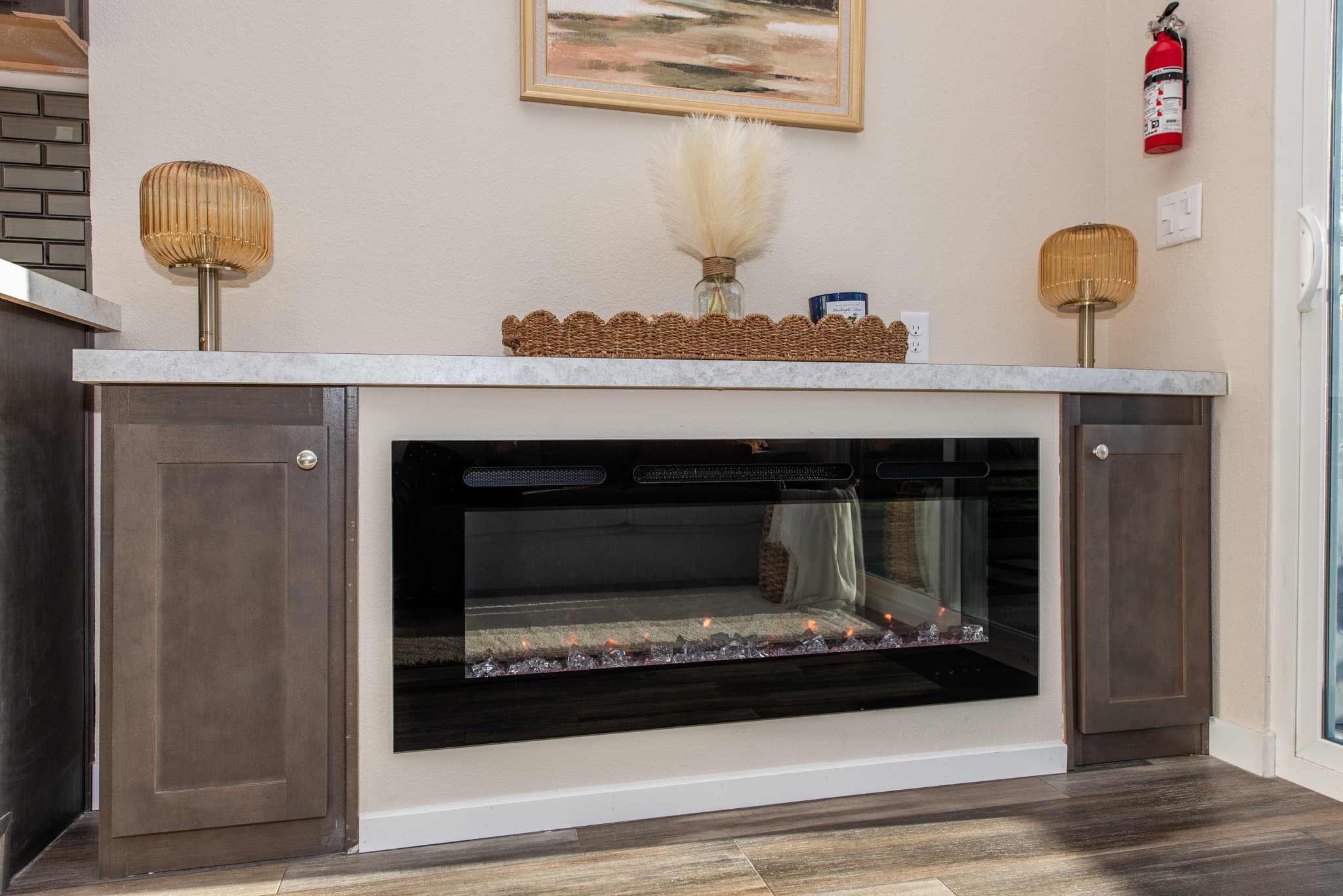 The ridge interior home features