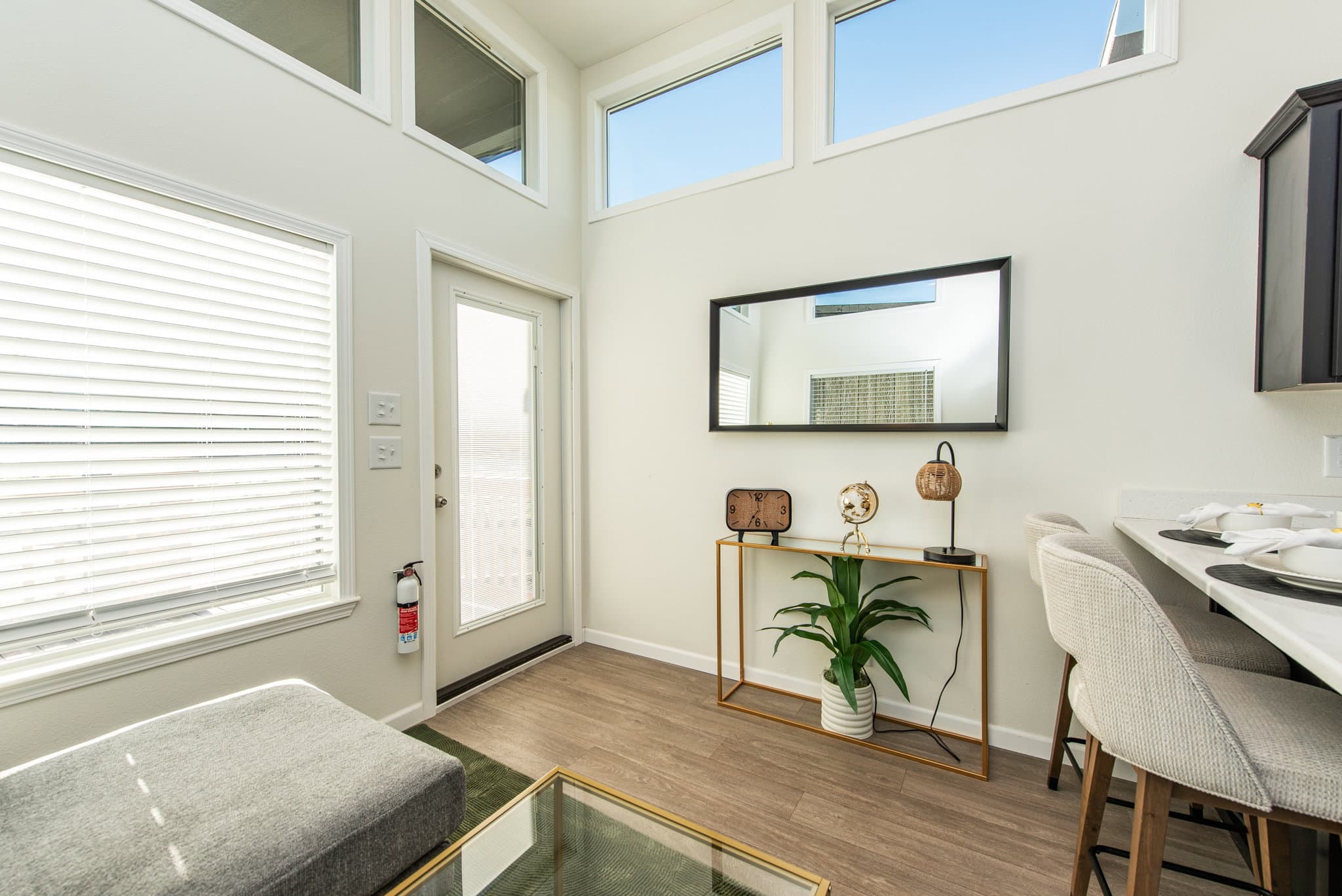 The townsend interior home features