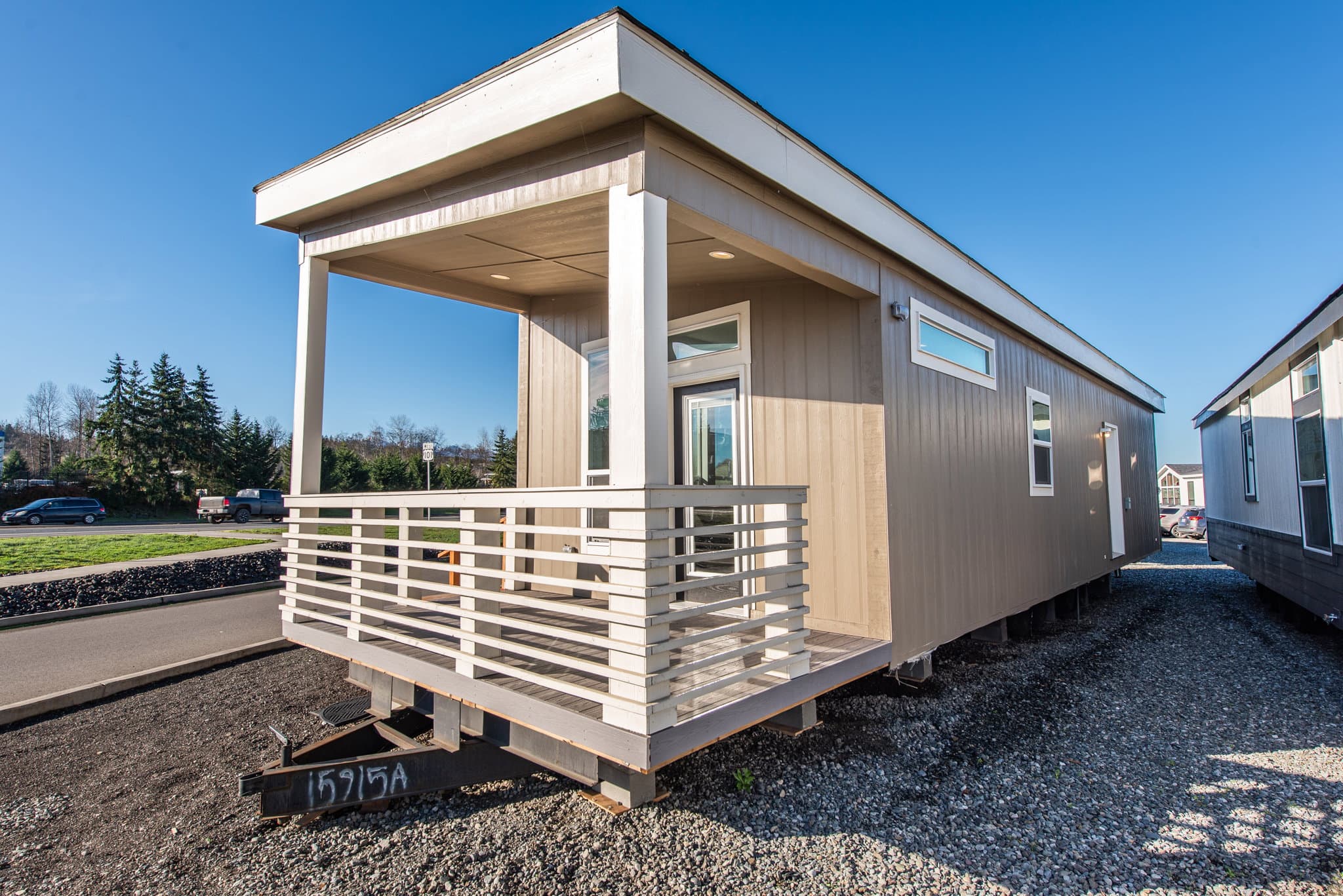 The strait exterior home features