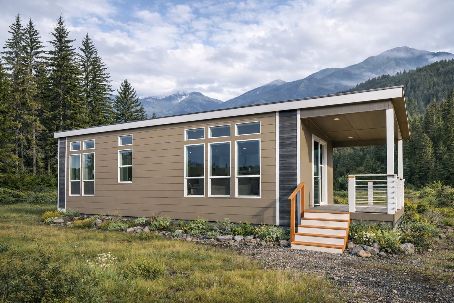 The strait hero and exterior home features