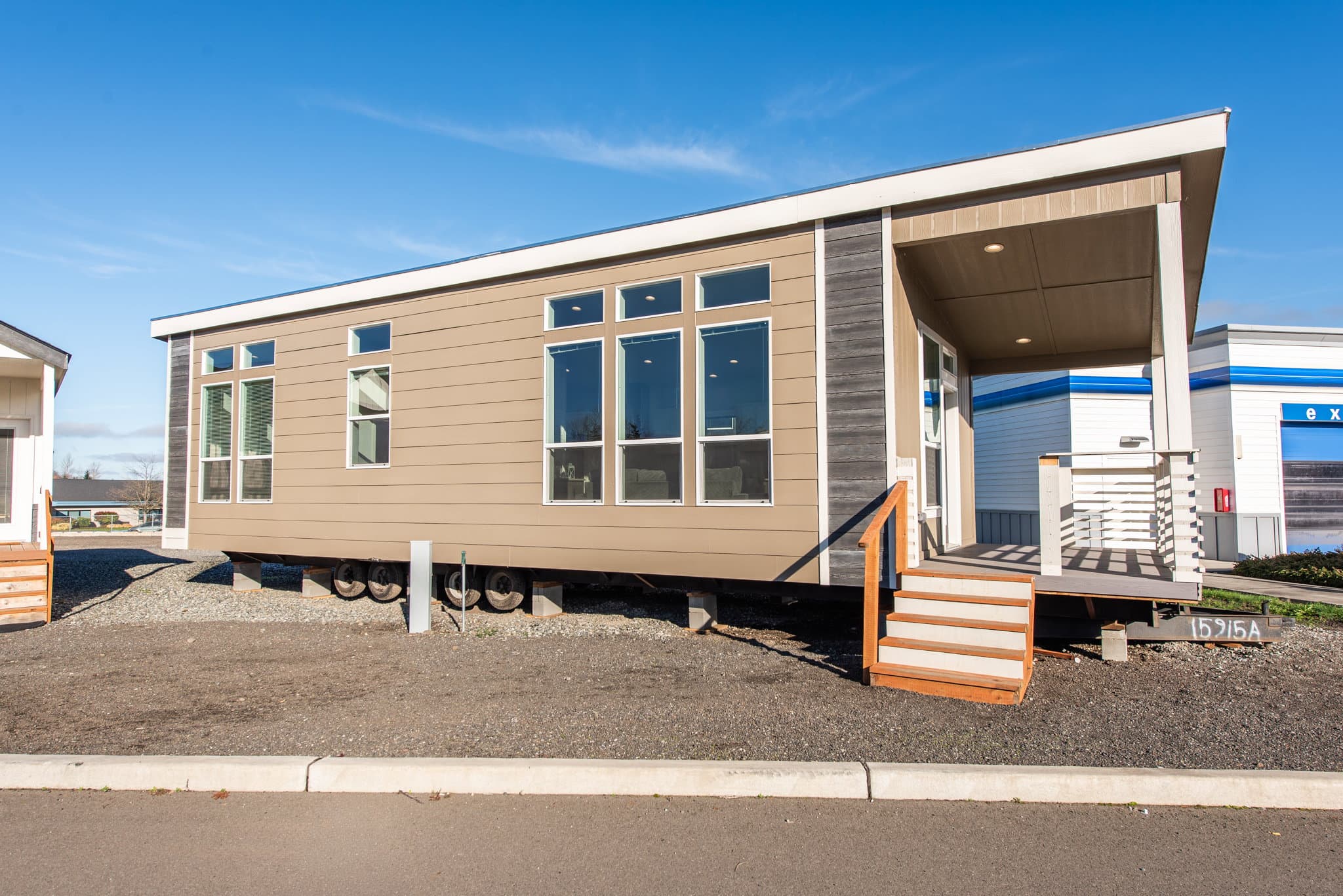 The strait exterior home features