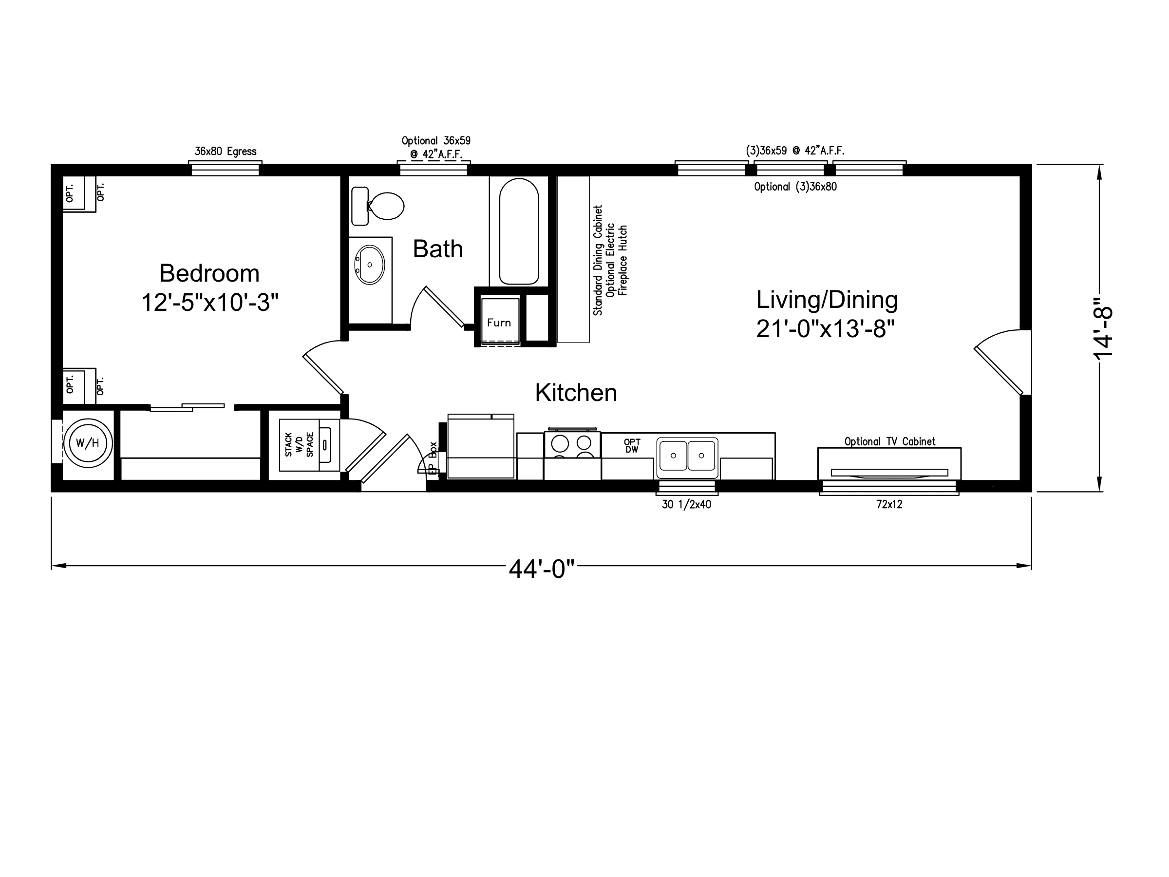 The strait  home features