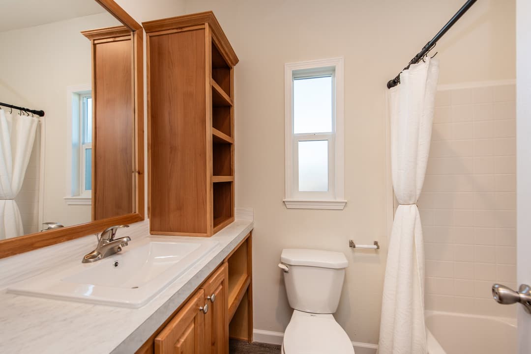 The northwestern kitchen home features